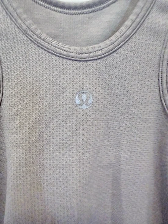 Gray Ribbed Racerback Tank Dress - Picture 3 of 3